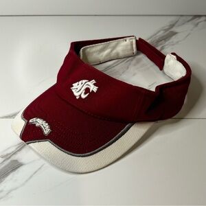 Washington Cougars Captivating Headgear Maroon and White Visor Hat